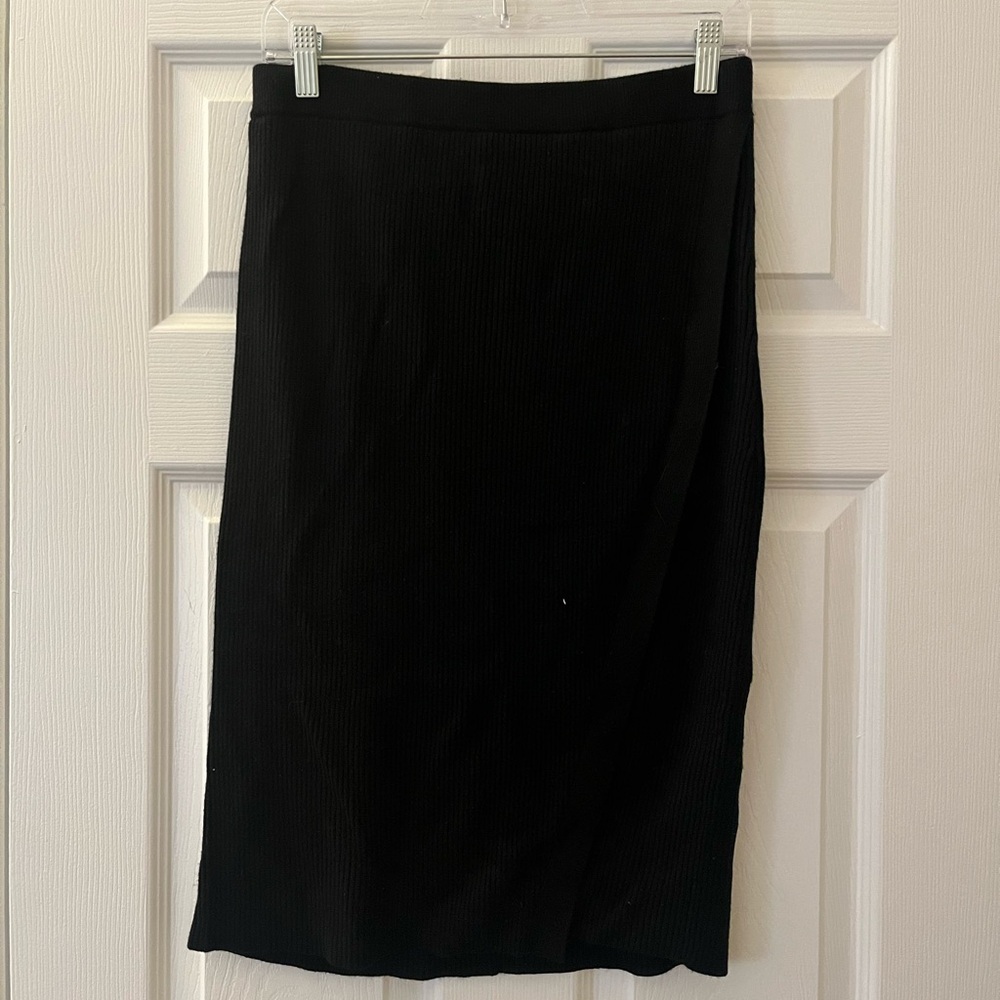 Abercrombie Wrapped Ribbed Stretch Sweater MIDI Skirt